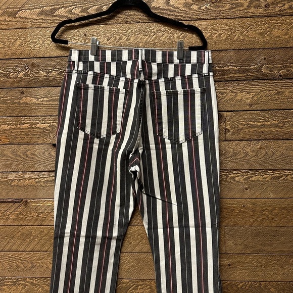 FRAME Le Sylvie Slender Straight Jeans – Sano Stripe – Size 32 - Picture 4 of 16